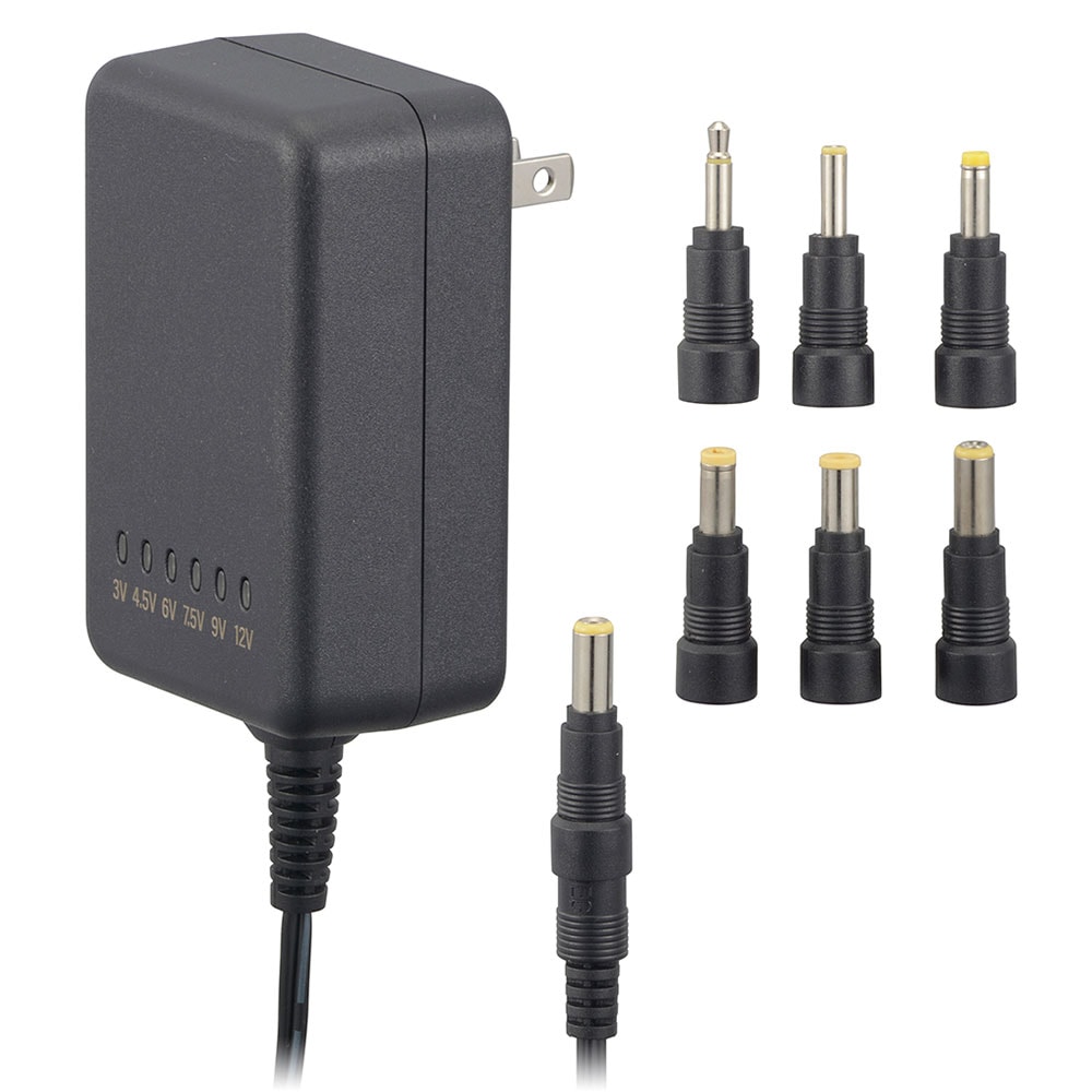 オーム電機 AudioComm ACマルチアダプター DC3～12V 変換プラグ付 AV-DM1220N