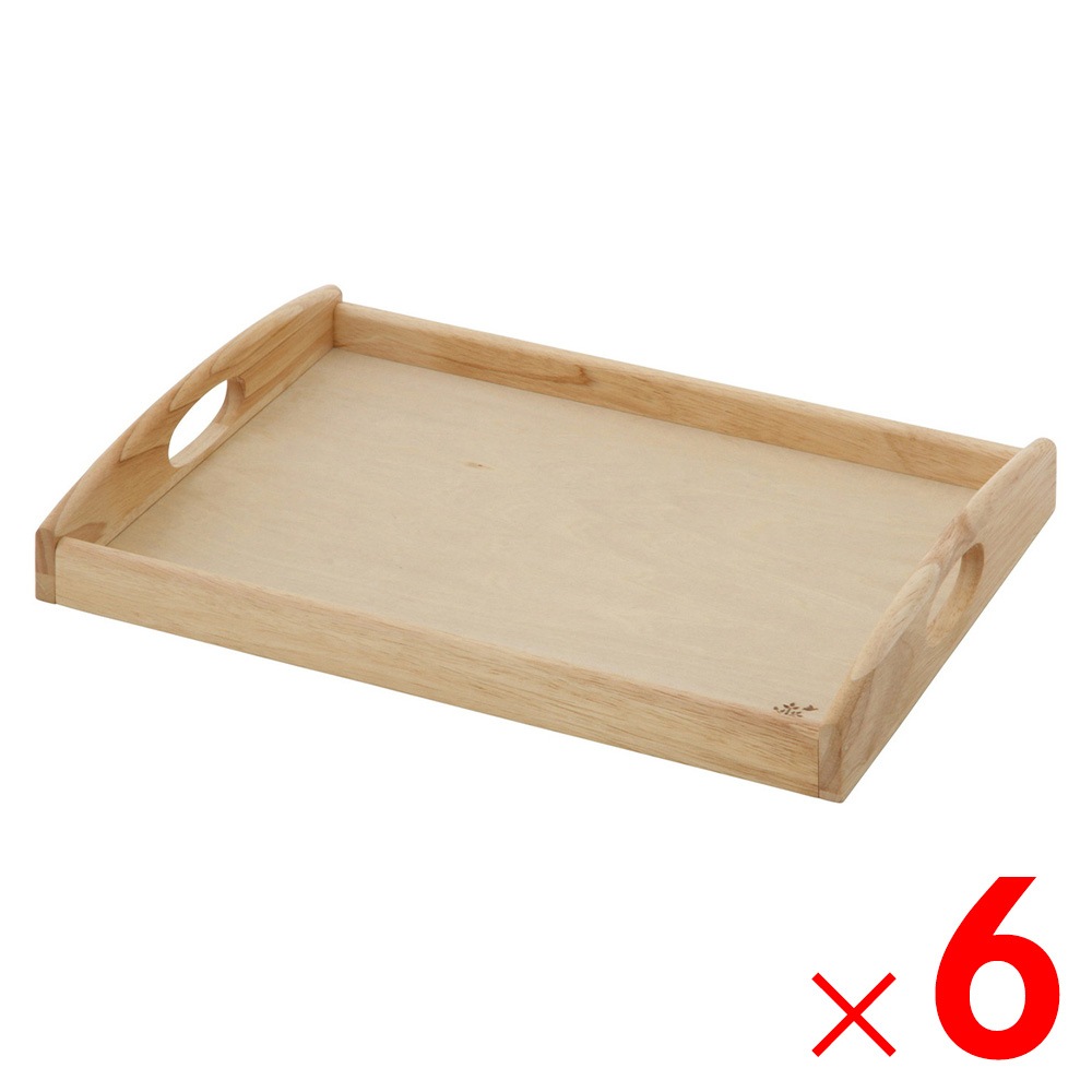 【送料無料】不二貿易 木製ディナートレー ボヌール SS2.00578×6個 セット販売 【メーカー直送・代引不可・置配不可・配送地域限定】