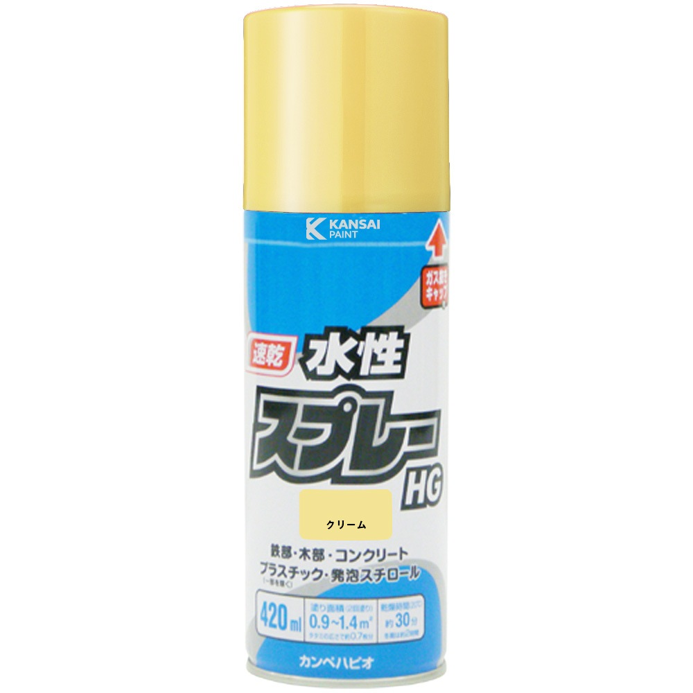 カンペハピオ
ペンキ 塗料 カンペハピオ（Kanpe Hapio） 水性スプレーHG 420ml とうめい