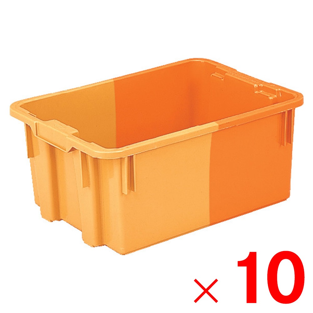 送料無料】【法人限定】サンコー SNコンテナー C#14 オレンジ/オレンジ