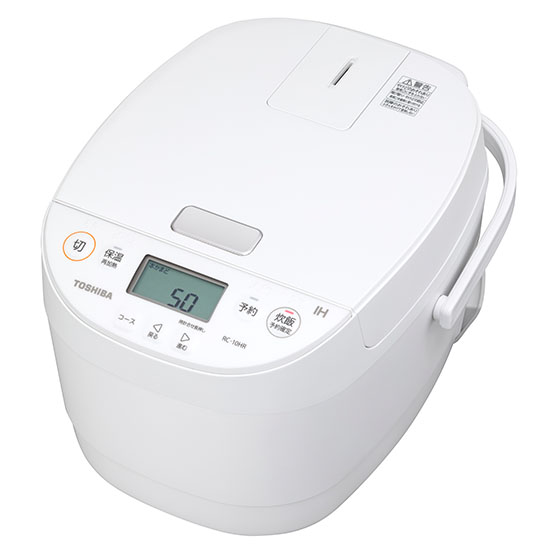 【送料無料】東芝 IH炊飯器 5.5合炊き ホワイト RC-10HR-W
