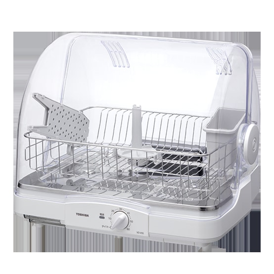 【送料無料】【在庫限り】東芝 食器乾燥器 ホワイト VD-V5S-W