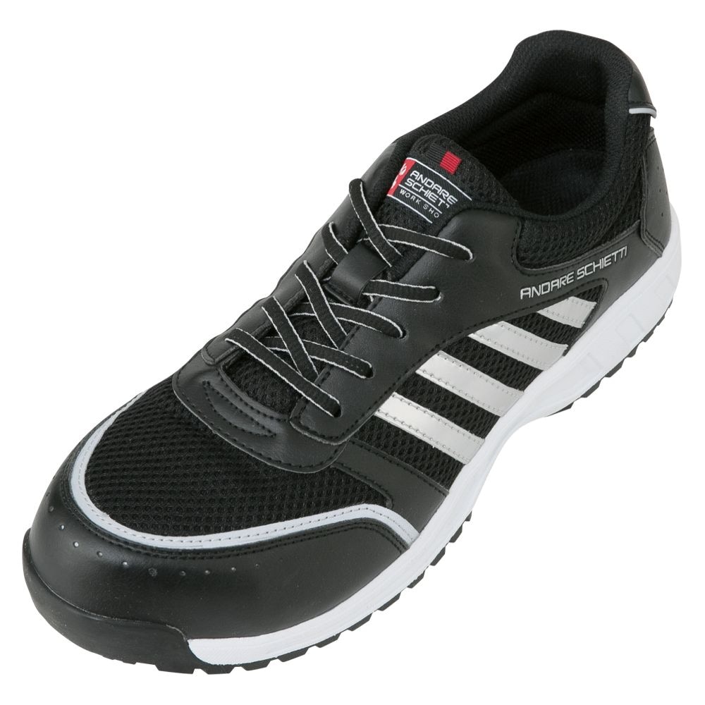 靴 A &S ジプロア セーフティースニーカー マジック プラ芯 26.5cm ブラック