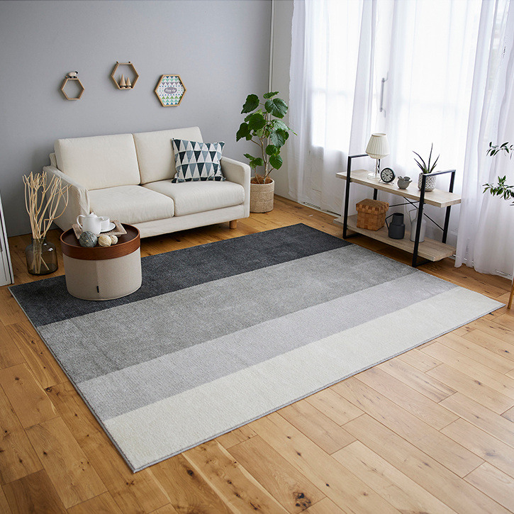 【送料無料】スミノエ ラグマット ワグ 190×240cm グレー 【メーカー直送・代引不可・置配不可】