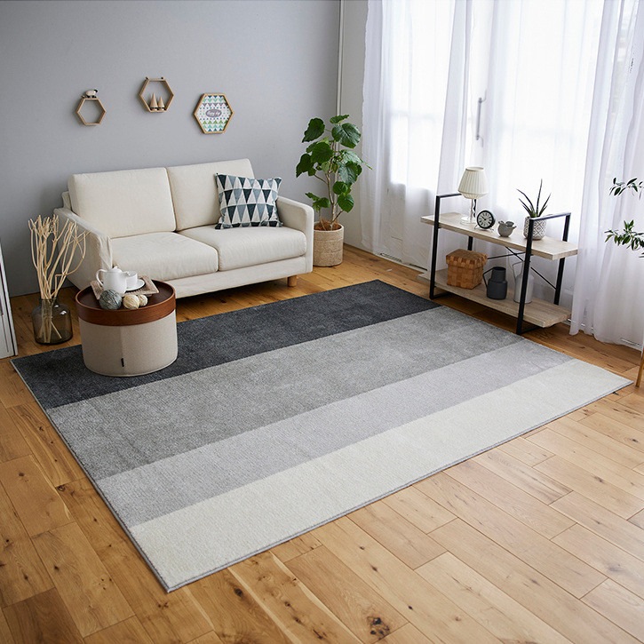 送料無料】スミノエ ラグマット ワグ 190×240cm グレー 【メーカー直送