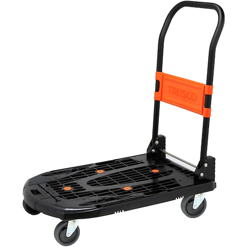 送料無料】トラスコ 樹脂台車 カルティオ ブラック MPK-780-BK | 台車