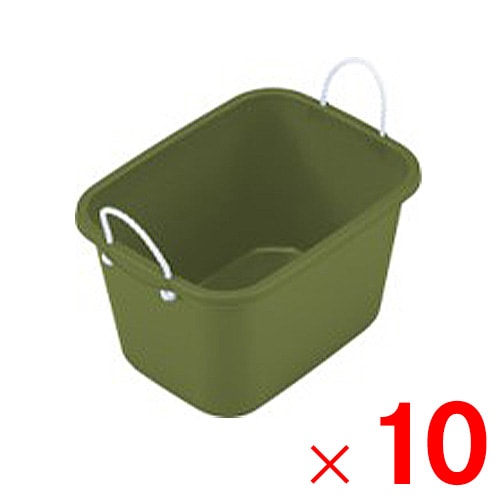 【送料無料】【法人限定】サンコー 角タブ 40 ロープ付 ダークグリーン 203681-01 ×10個 セット販売 アークランズ 【メーカー直送・代引不可・置配不可】