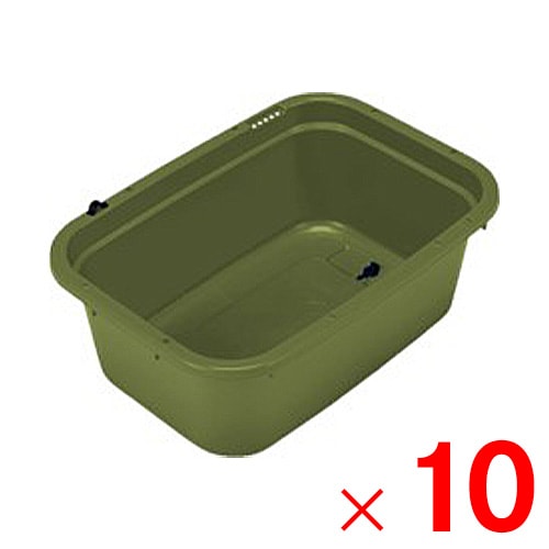 【送料無料】【法人限定】サンコー 角タブ 80 ダークグリーン 208040-02 ×10個 セット販売 アークランズ 【メーカー直送・代引不可・置配不可】