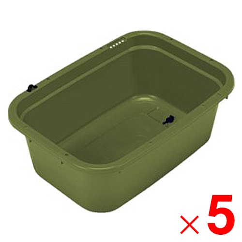 【送料無料】【法人限定】サンコー 角タブ120 ダークグリーン 212004-01 ×5個 セット販売 アークランズ 【メーカー直送・代引不可・置配不可】