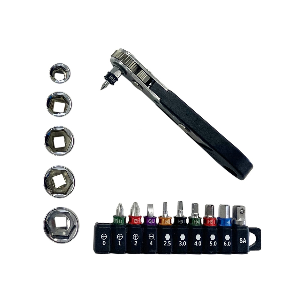 ウイザ WIZA RHDVセット ラチェットドライバーセット ビット