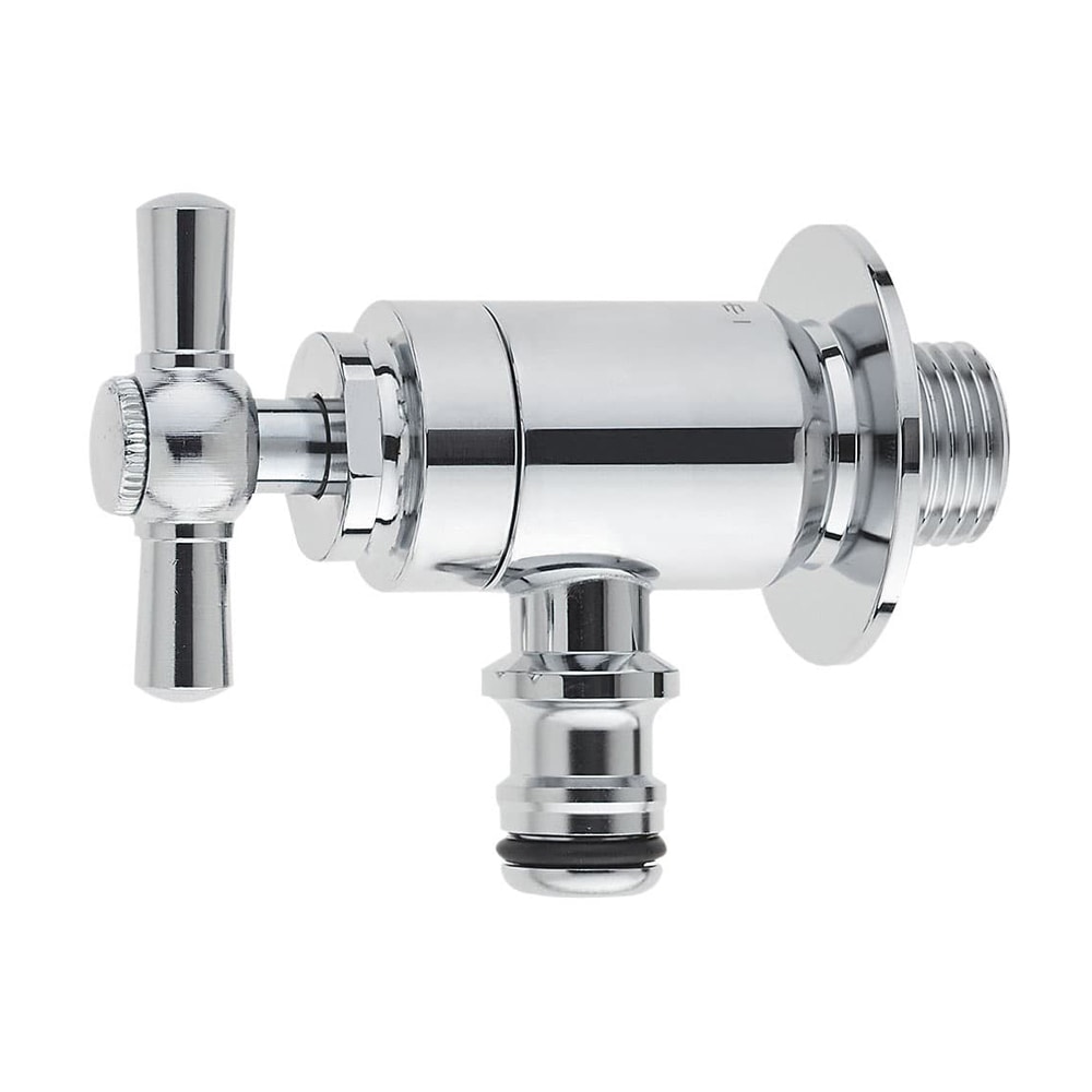 【送料無料】サンエイ SANEI ガーデン水栓 一文字ハンドル 固定コマ仕様 Y1812-13