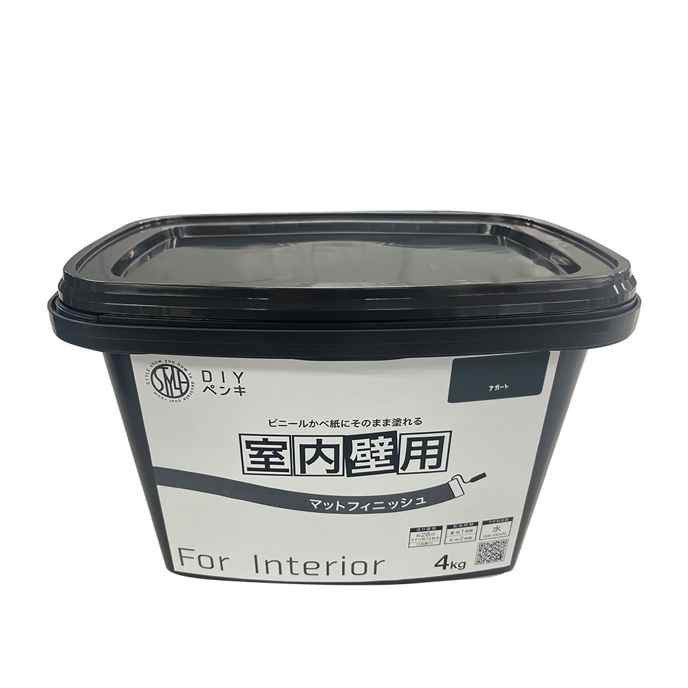 【送料無料】ニッペホームプロダクツ STYLE DIYペンキ マットフィニッシュ 室内壁用 4kg アガート