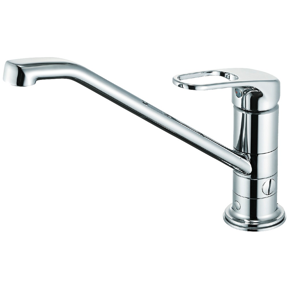 送料無料】サンエイ SANEI シングルワンホール分岐混合栓 K87111EBTJV