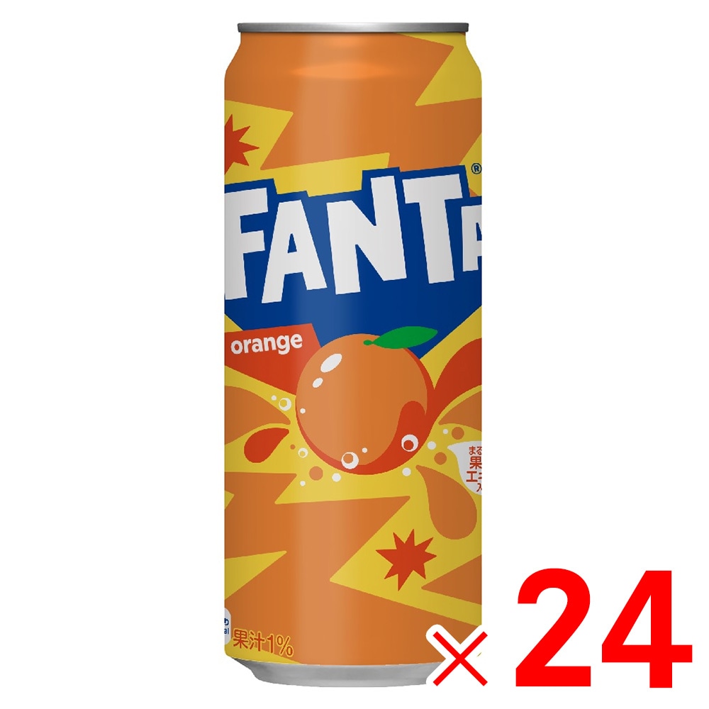 【送料無料】コカ・コーラ ファンタ オレンジ 500ml 缶 24本入