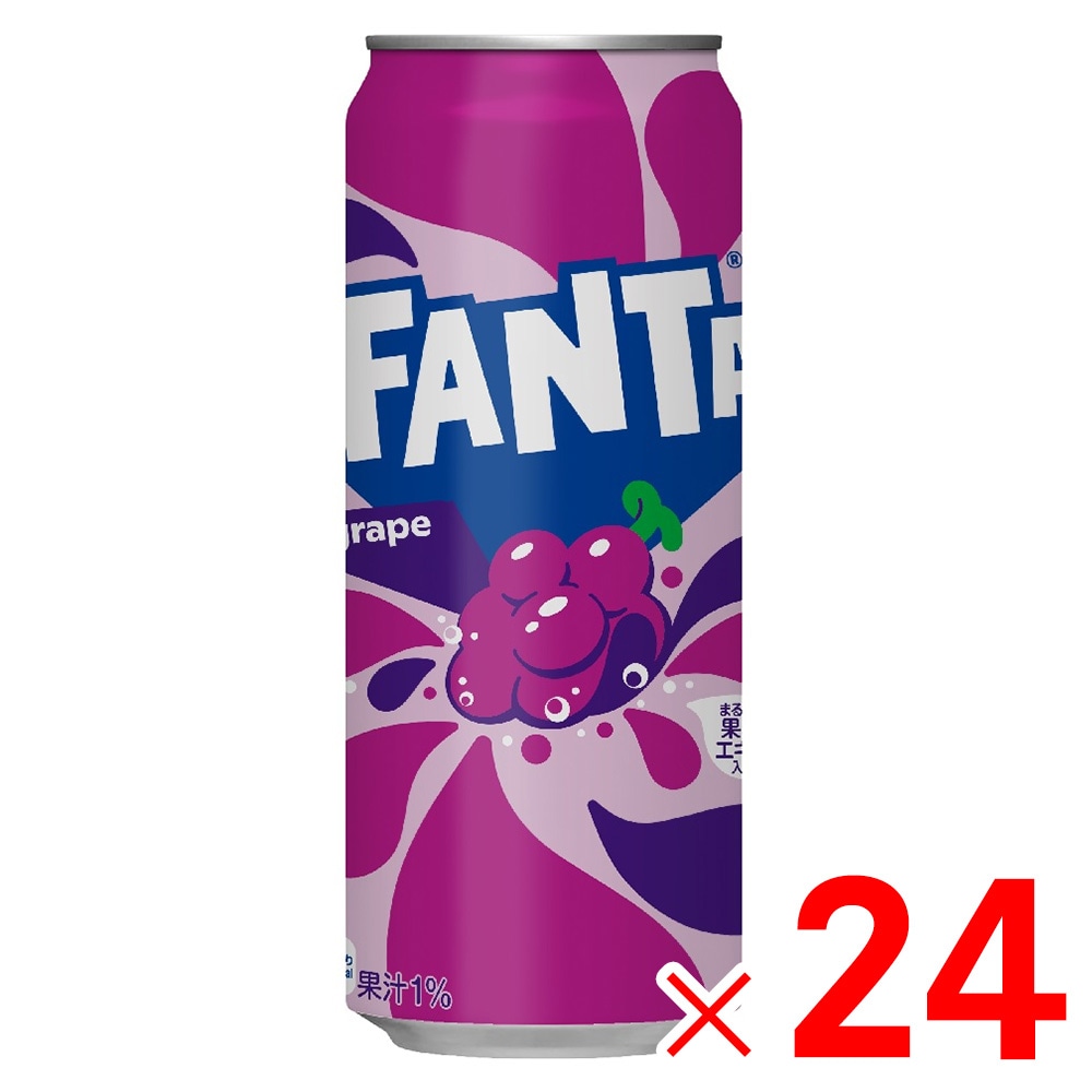 コカ・コーラ ファンタ グレープ 500ml 缶 24本入 | 食品・飲料