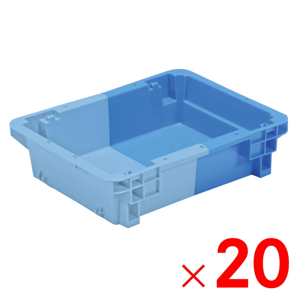 サンコー収納ケースブルー6個セット 送料無料】【法人限定】サンコー SNコンテナー B#6 ブルー/ライト