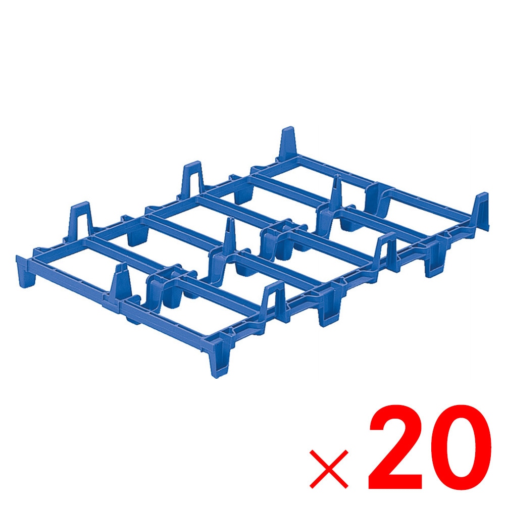 【送料無料】【法人限定】サンコー オリコン EP42A 中仕切 ブルー 556484-00 ×20個 セット販売 【メーカー直送・代引不可・置配不可】