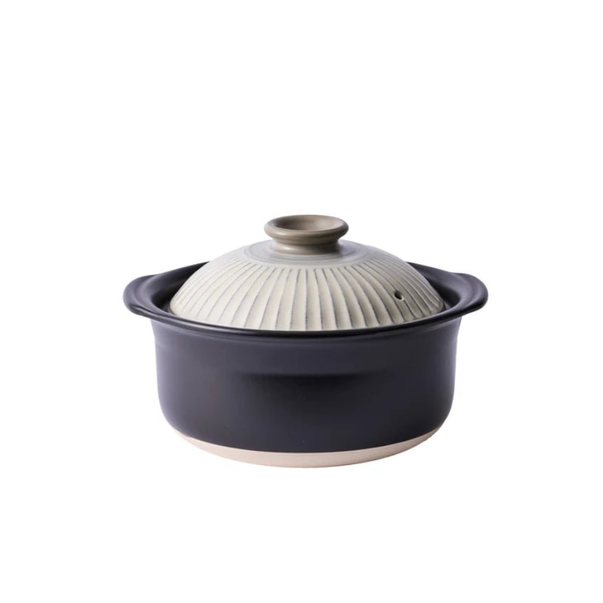 【送料無料】銀峯 菊花 ごはん鍋 3合炊き 粉引 土鍋