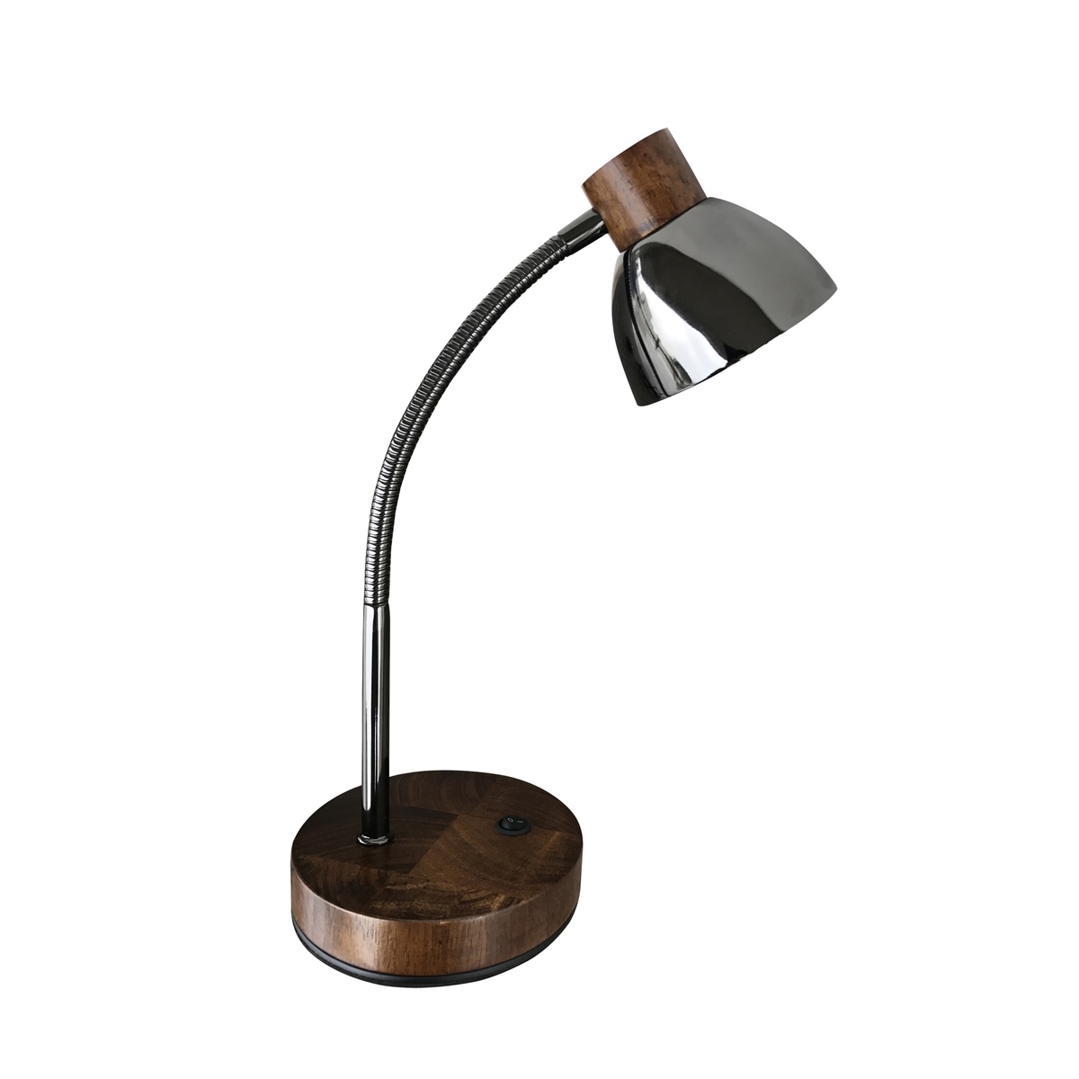 【送料無料】オリンピア照明 LEDテーブルランプ 木製ダークブラウン GS1704DB