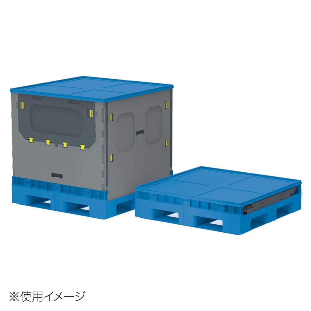 【送料無料】【法人限定】サンコー コンパレッター F#1000-2D ライトグレー/ブルー 806599-01 【メーカー直送・代引不可・置配不可】