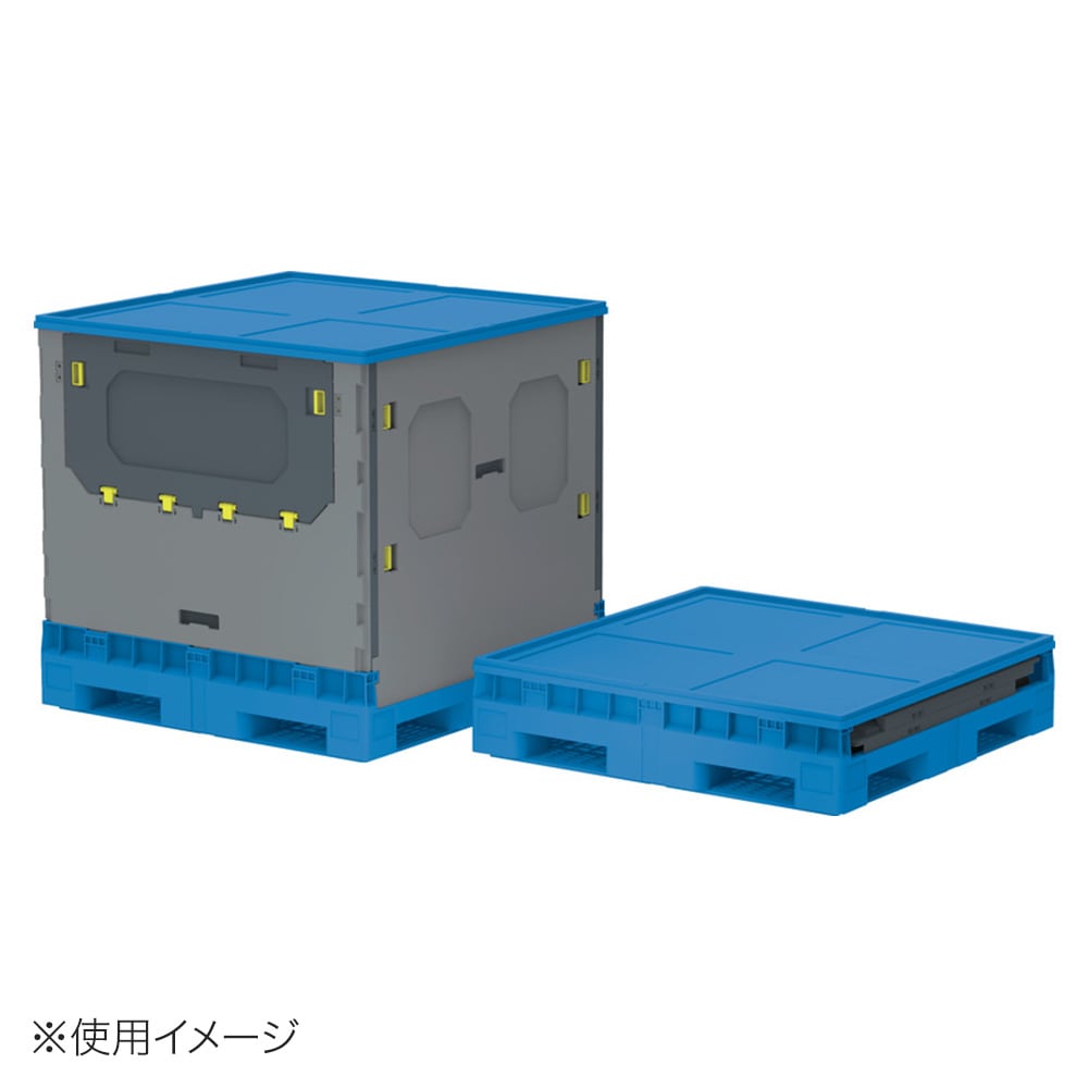 【送料無料】【法人限定】サンコー コンパレッター F#1000-2C ライトグレー/ブルー 806598-01 【メーカー直送・代引不可・置配不可】