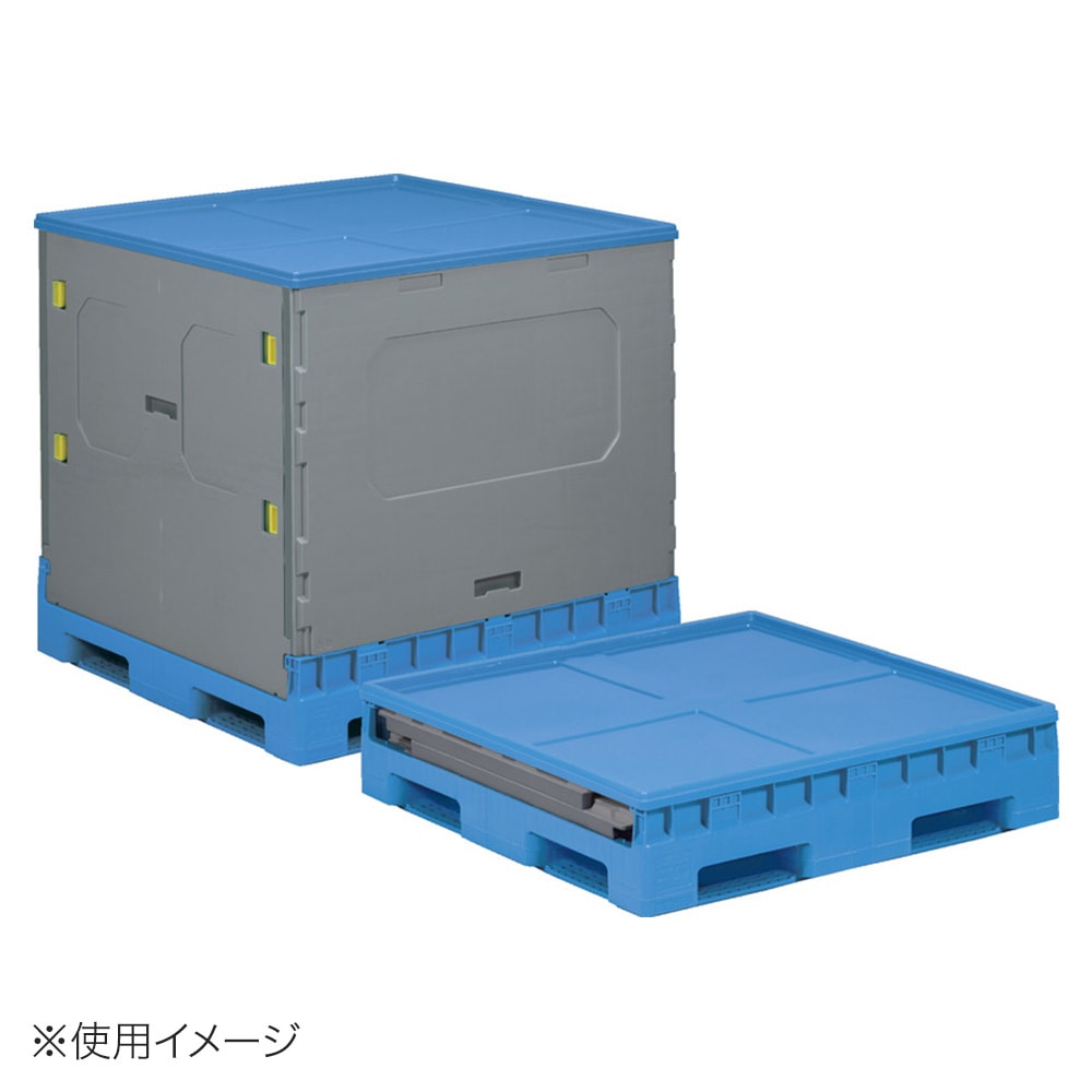 【送料無料】【法人限定】サンコー コンパレッター F#1000-2 ライトグレー/ブルー 806580-01 【メーカー直送・代引不可・置配不可】