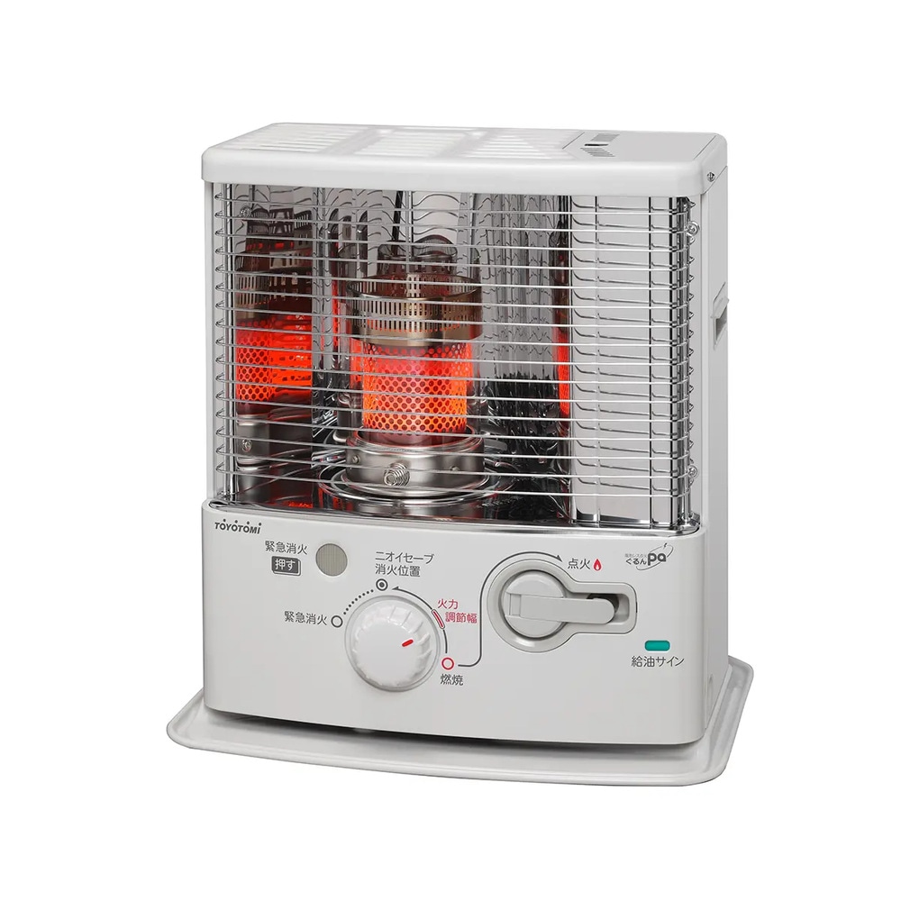 【送料無料】トヨトミ 反射形石油ストーブ 電池レス RSG2424-W ホワイト