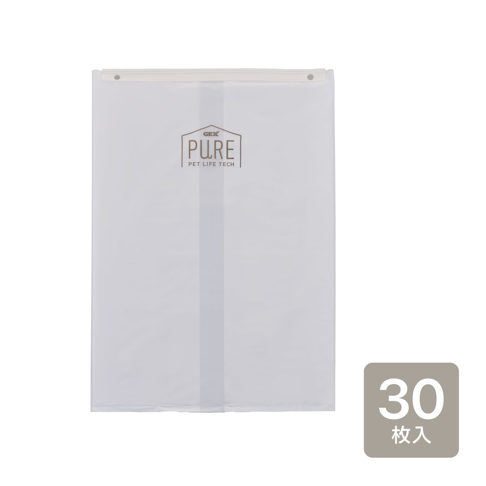 メーカー欠品中 次回3月上旬入荷予定です　ジェックス GEX PURE CAT AUTO TOILET用 ゴミ袋30枚入
