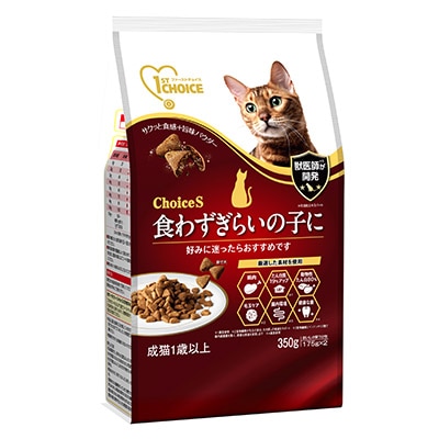 ファーストチョイス ChoiceS 食わずぎらいの子に 成猫用1歳以上 350g