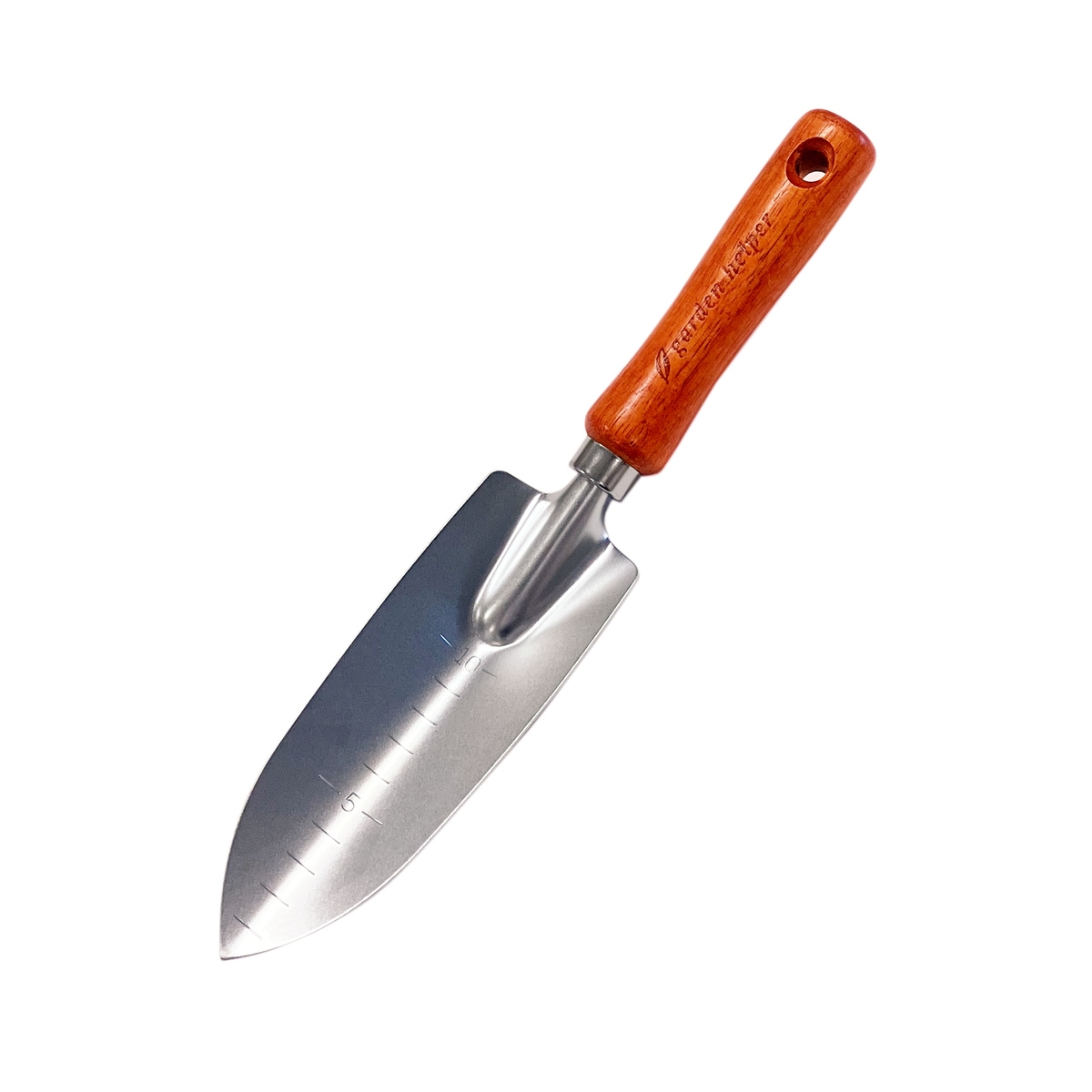 ガーデンヘルパー クローム木柄移植鏝 細 721131 アークランズ