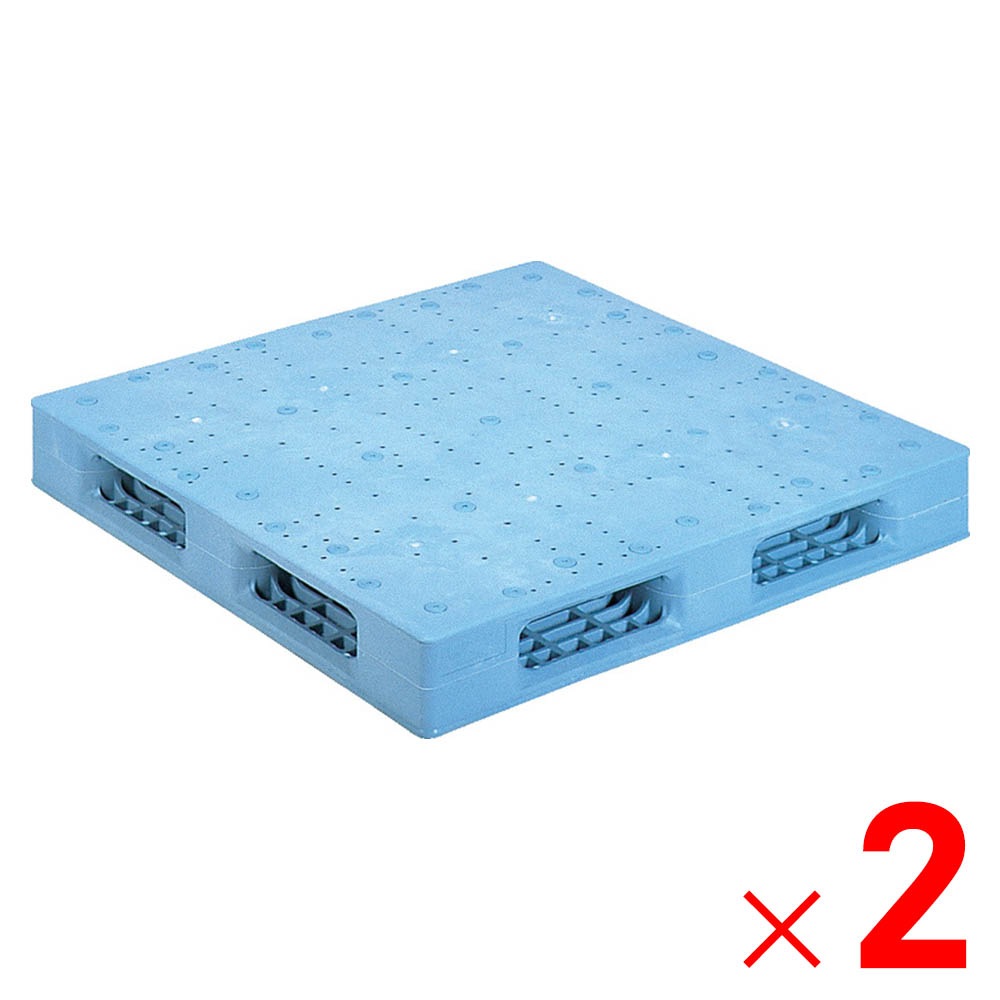 【送料無料】【法人限定】サンコー パレット R4-1111F-2 ライトブルー 812157-01 ×2個 セット販売 【メーカー直送・代引不可・置配不可】