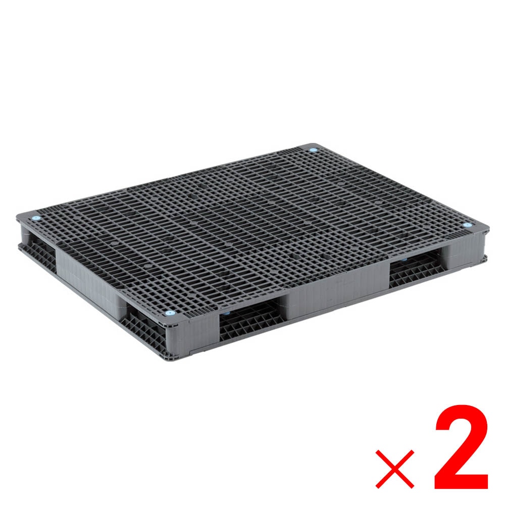 【送料無料】【法人限定】サンコー パレット R4-1114-5 グレー 816351-01 ×2個 セット販売 【メーカー直送・代引不可・置配不可】