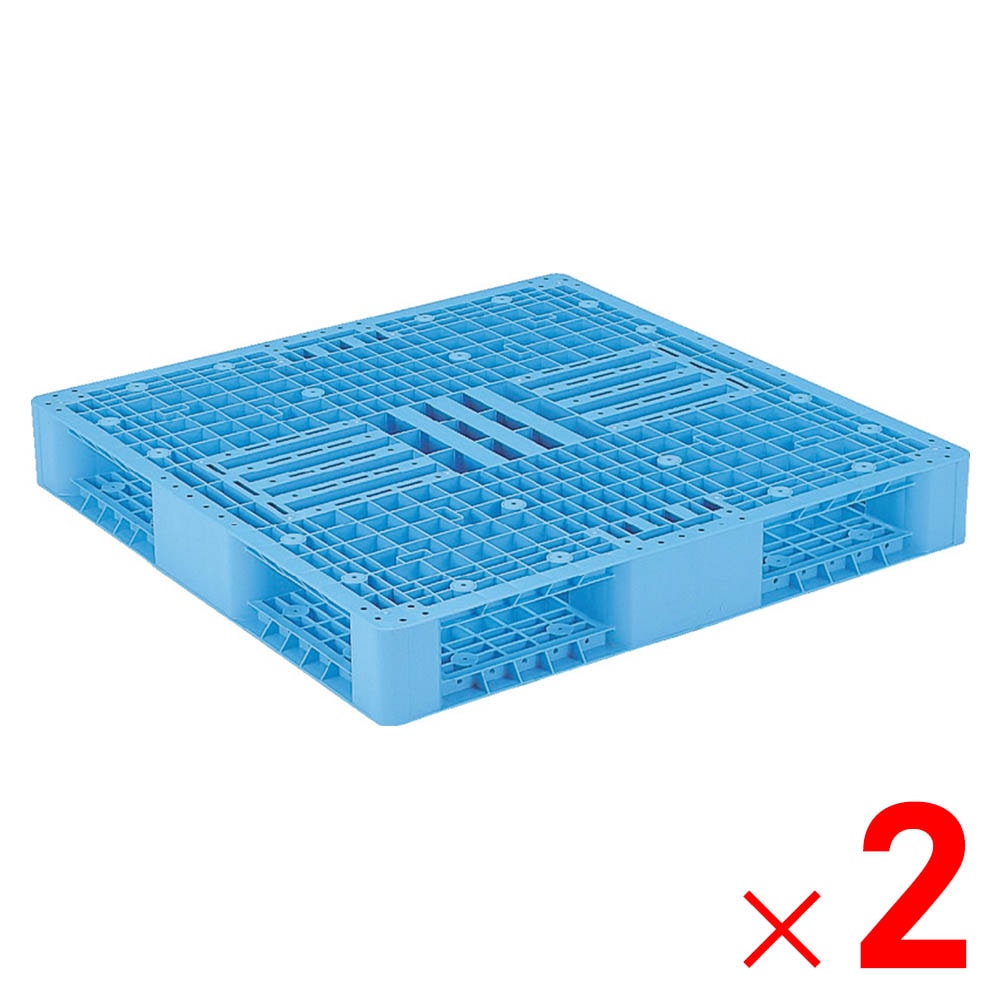 【送料無料】【法人限定】サンコー パレット R4-1111-3 ライトブルー 812183-00 ×2個 セット販売 【メーカー直送・代引不可・置配不可】