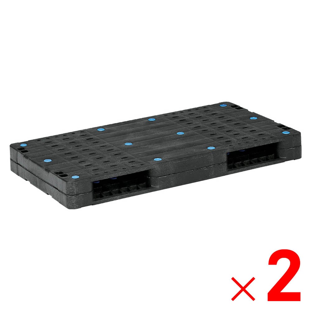 【送料無料】【法人限定】サンコー パレット R-511F-1 グレー 806100-01 ×2個 セット販売 【メーカー直送・代引不可・置配不可】