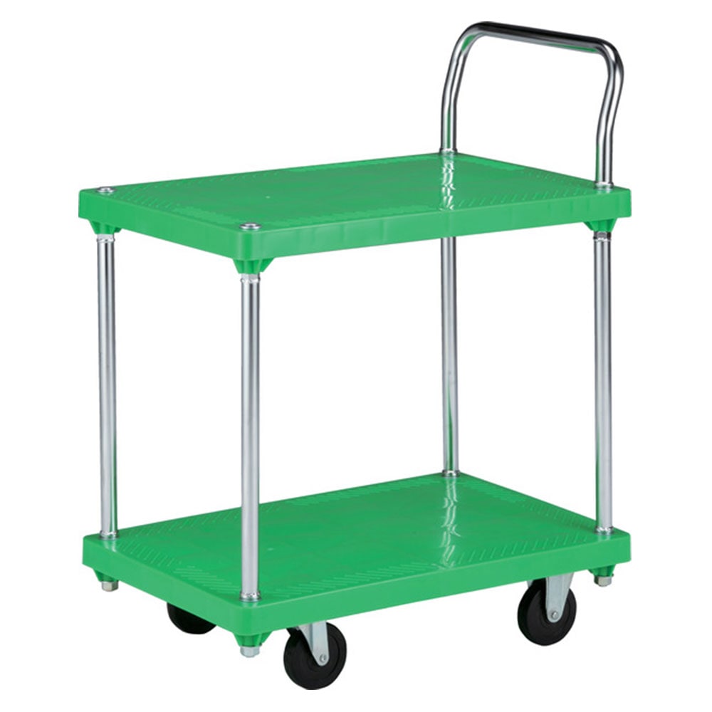 【送料無料】【法人限定】サンコー ミニパール 2段 グリーン 803400-04 【メーカー直送・代引不可・置配不可】