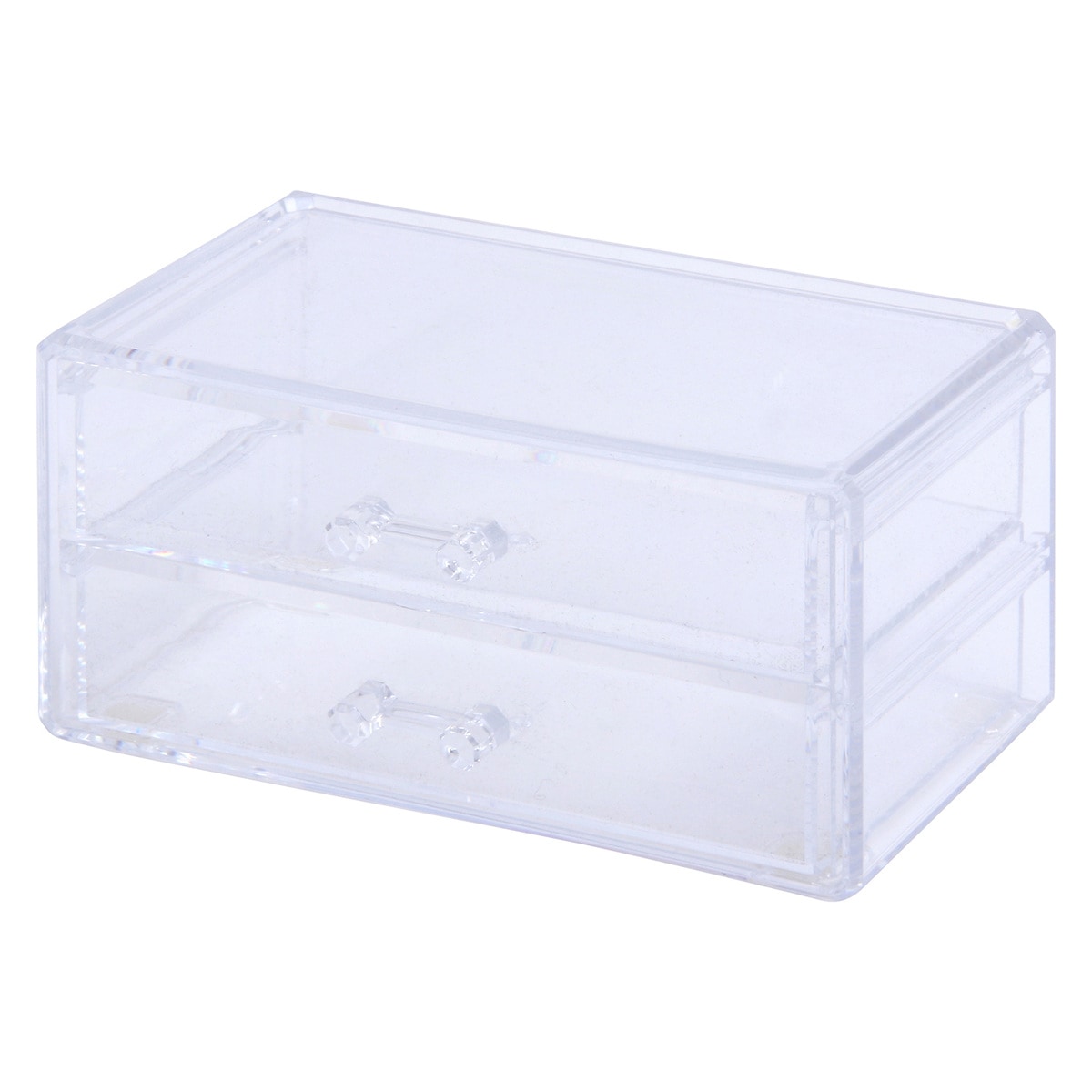 【送料無料】不二貿易 PSコスメ収納 引き出し2段 6300 【メーカー直送・代引不可・置配不可・配送地域限定】