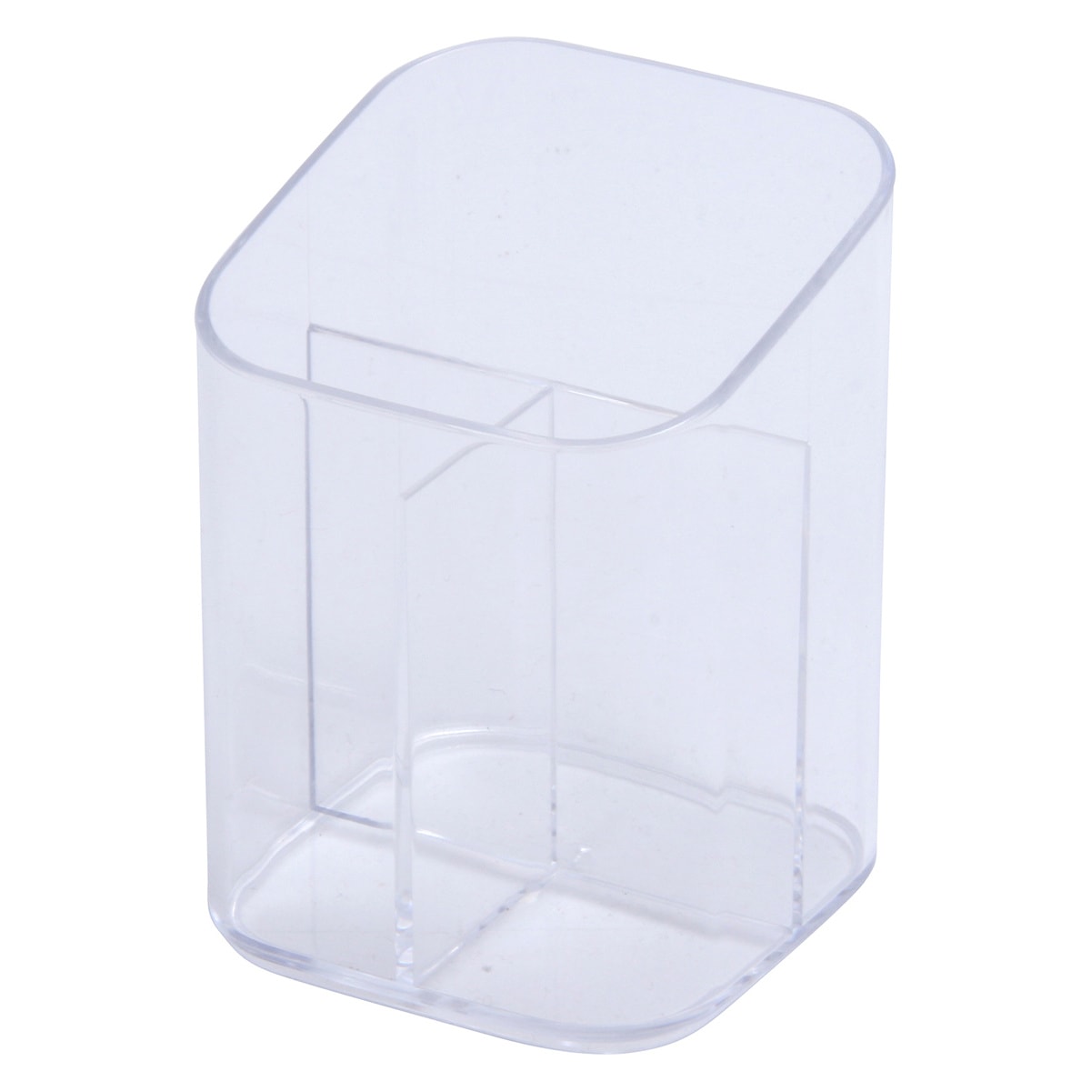 【送料無料】不二貿易 PSコスメ収納 3仕切りブラシスタンド 6010 【メーカー直送・代引不可・置配不可・配送地域限定】