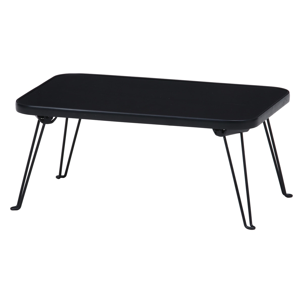 【送料無料】不二貿易 カラーミニテーブル BK/BK CCB4530-BK/BK 【メーカー直送・代引不可・置配不可・配送地域限定】