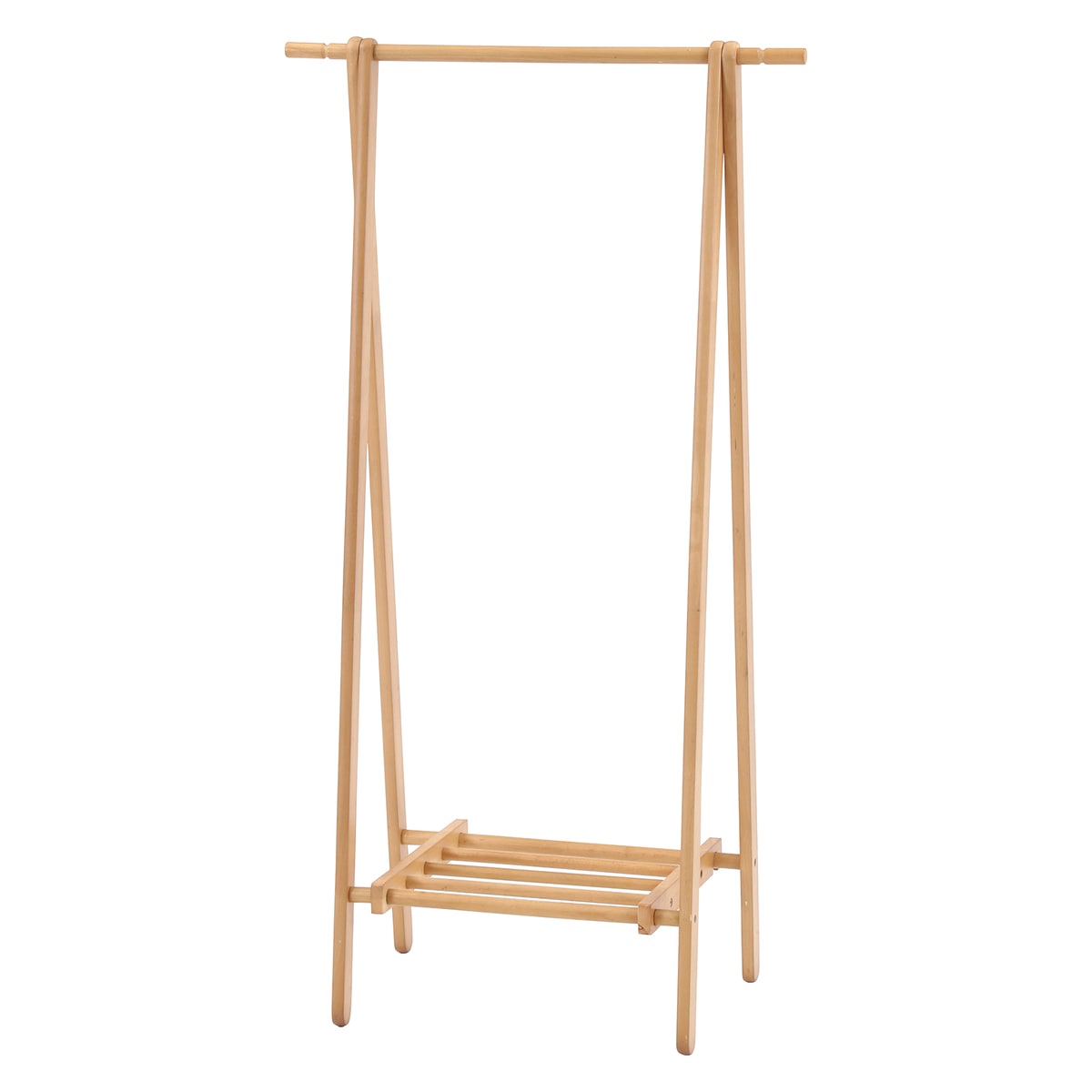 【送料無料】不二貿易 木製ハンガー 6110-6-80 KI NA 【メーカー直送・代引不可・置配不可・配送地域限定】