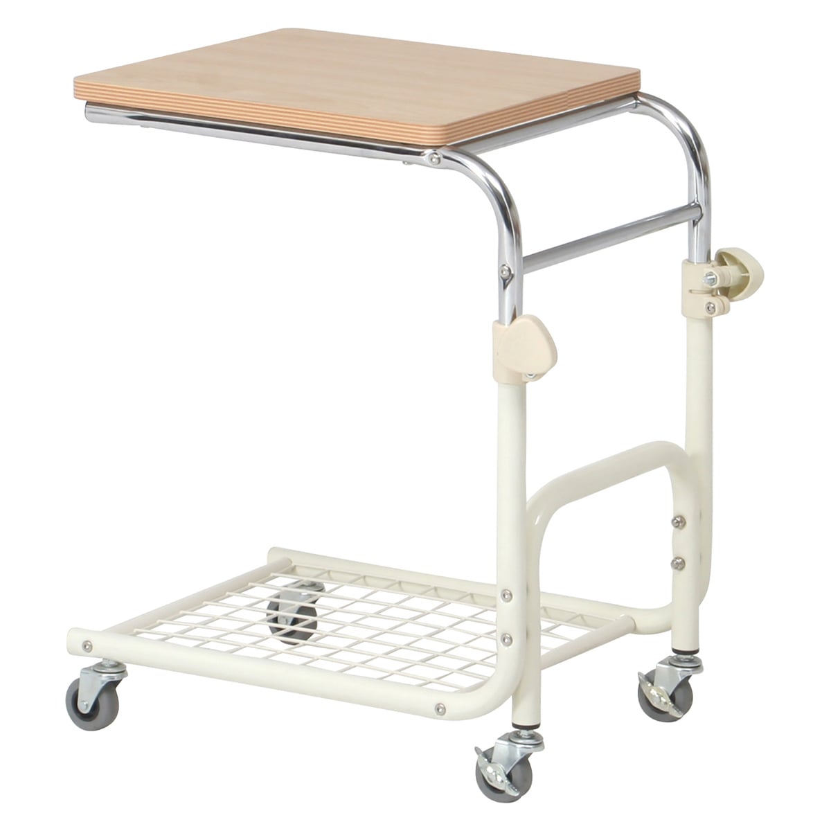 【送料無料】不二貿易 ベッドテーブル BT-018WH 【メーカー直送・代引不可・置配不可・配送地域限定】