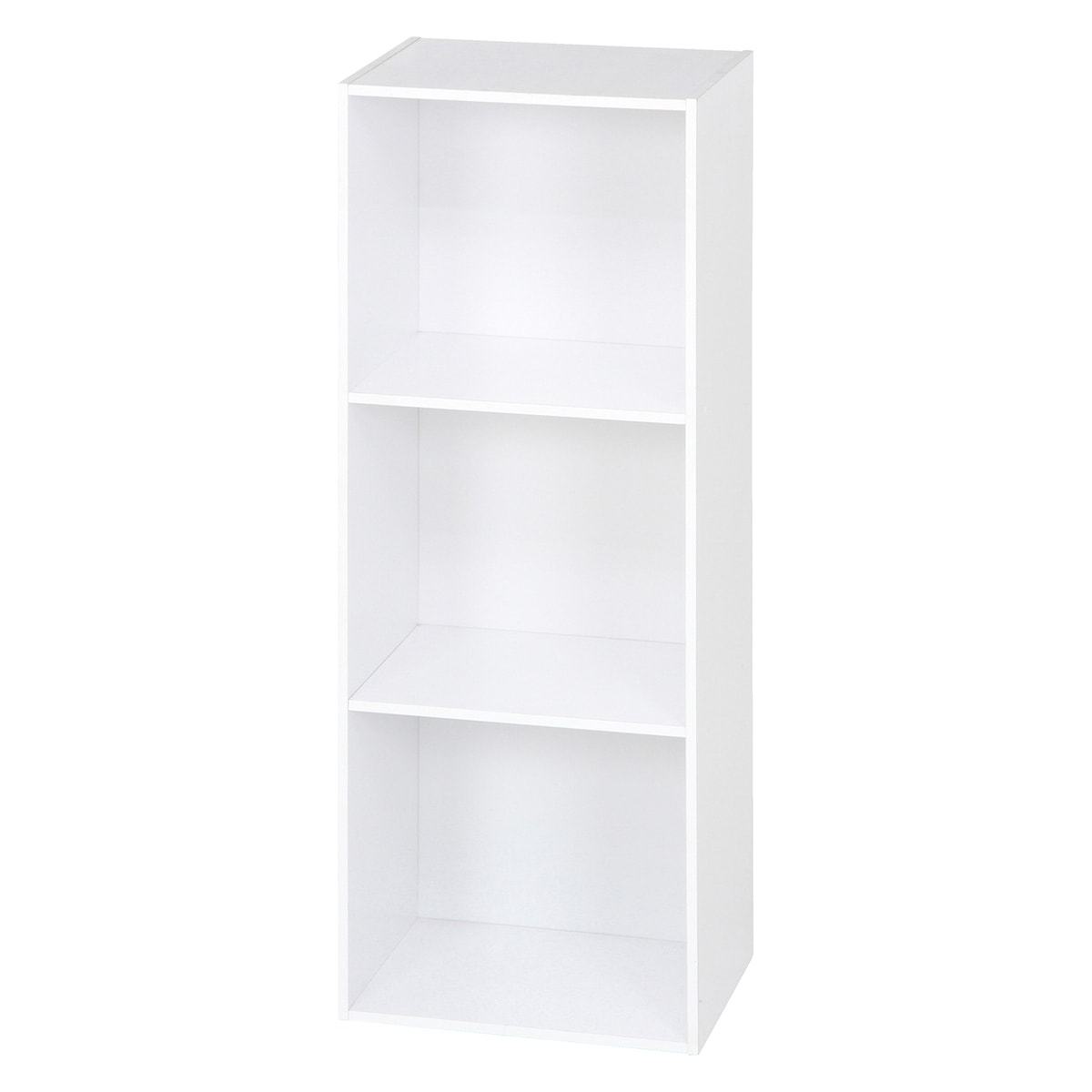 【送料無料】不二貿易 カラーボックス3段 A4対応 WH HP943 WH 【メーカー直送・代引不可・置配不可・配送地域限定】