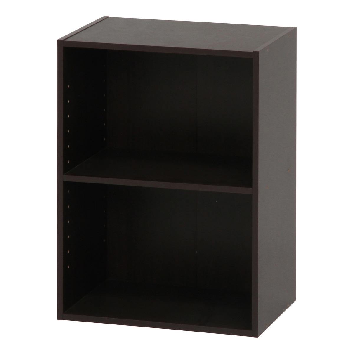 【送料無料】不二貿易 カラーボックス 可動棚2段 BR TKD023 【メーカー直送・代引不可・置配不可・配送地域限定】