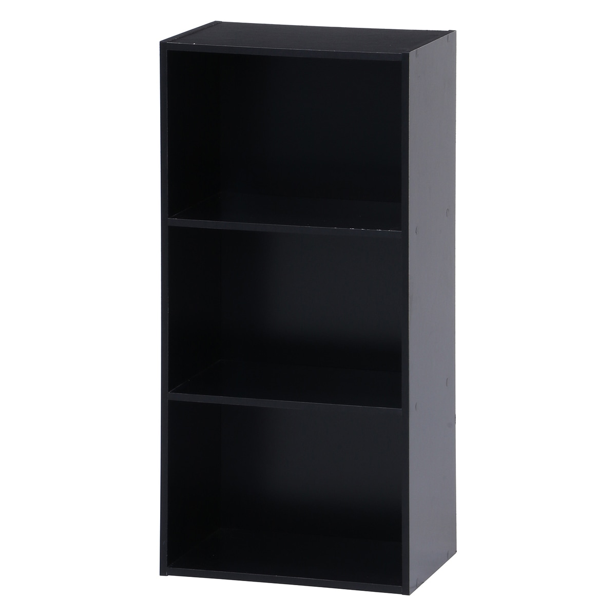 【送料無料】欠品10月下旬入荷予定 不二貿易 カラーボックス 3段 HP943 ブラック HP943 【メーカー直送・代引不可・置配不可・配送地域限定】