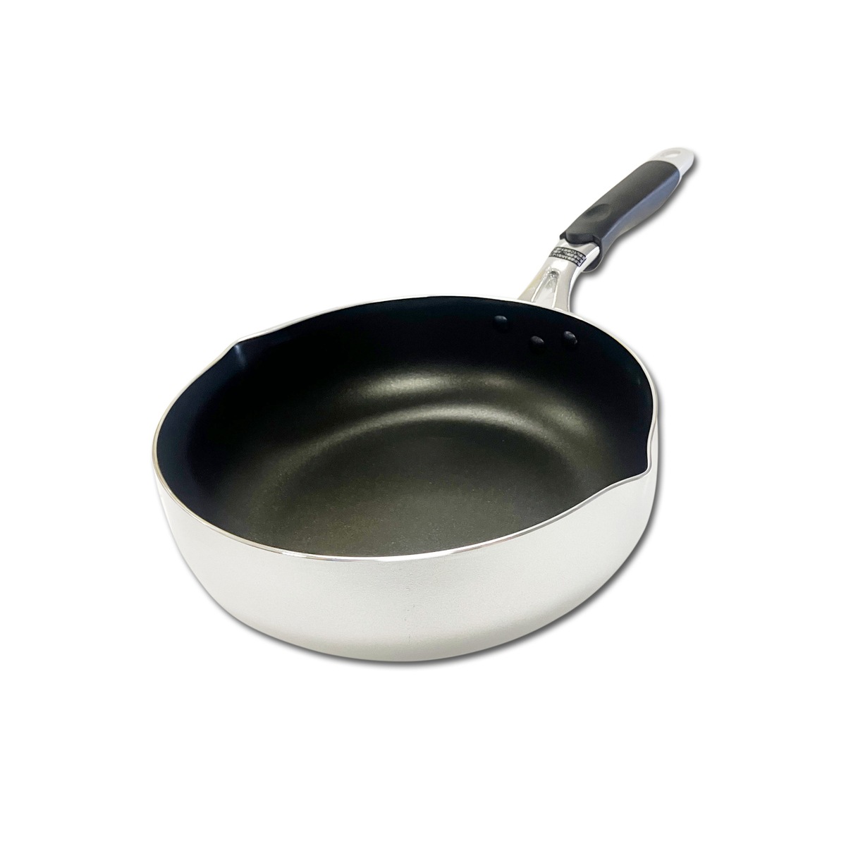 ウイザ WIZA フライパンにもなる雪平鍋 IHガス火兼用 22cm PR3003