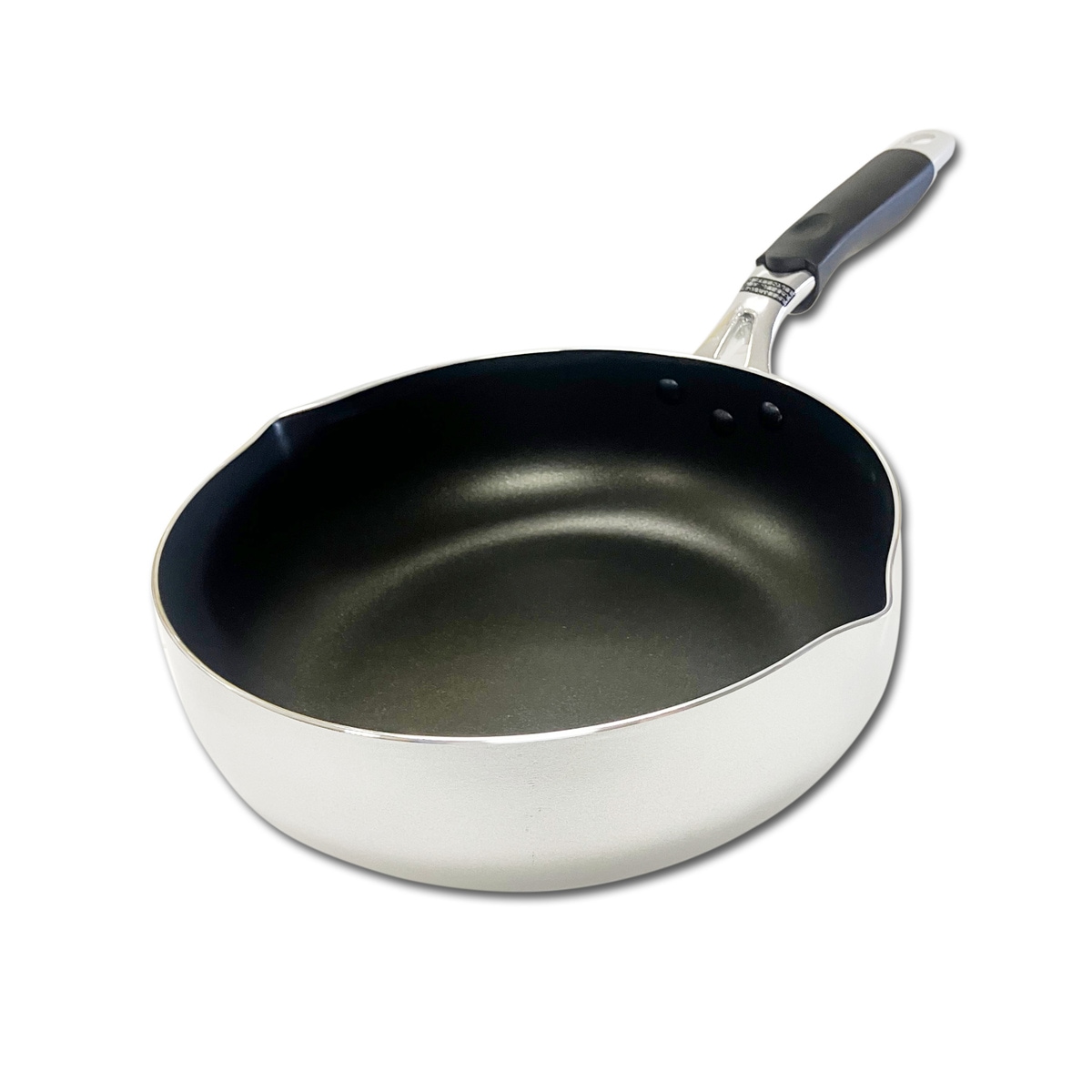 ウイザ WIZA フライパンにもなる雪平鍋 IHガス火兼用 22cm PR3003