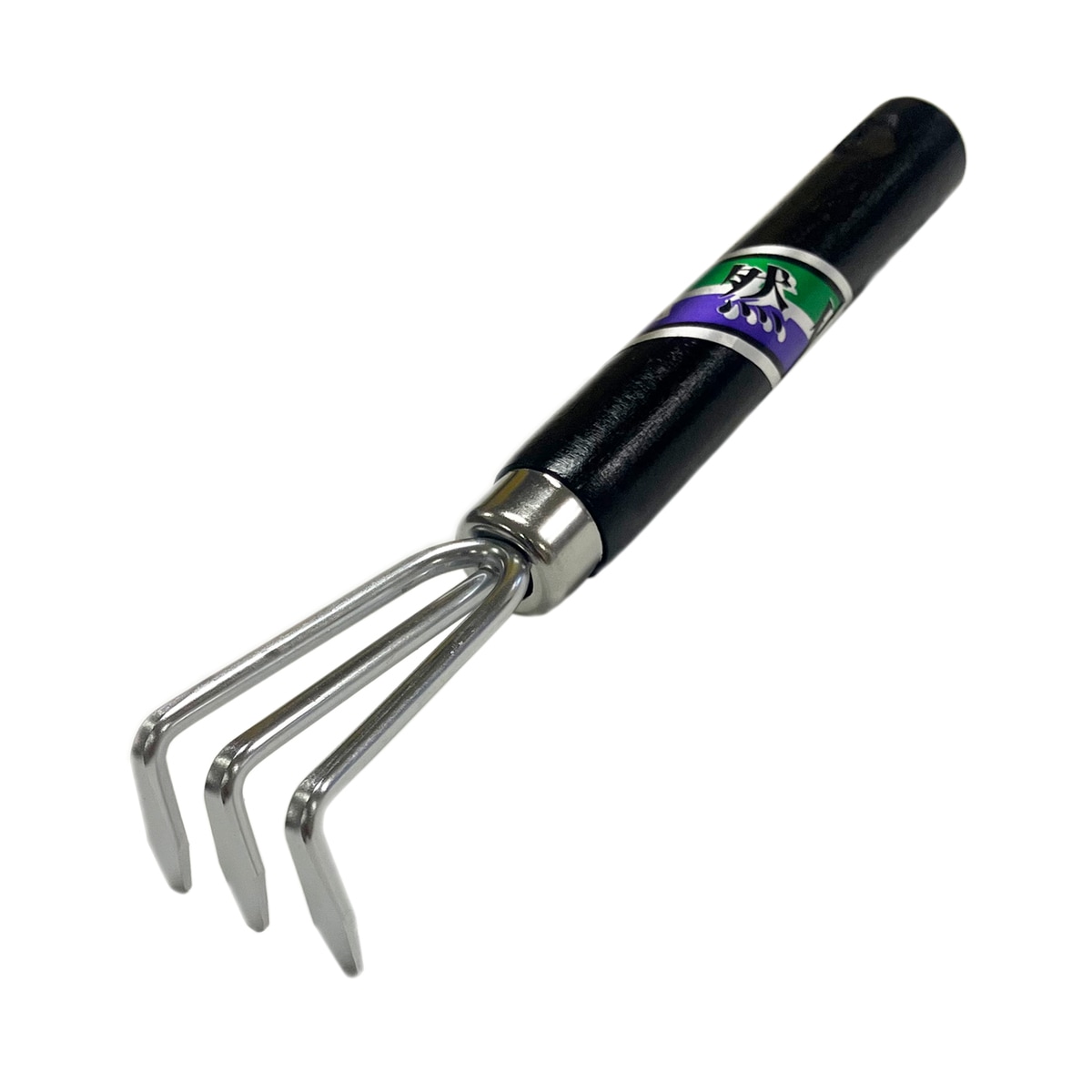 自然作 ミニクマデ クローム木柄 3本爪 721002 アークランズ