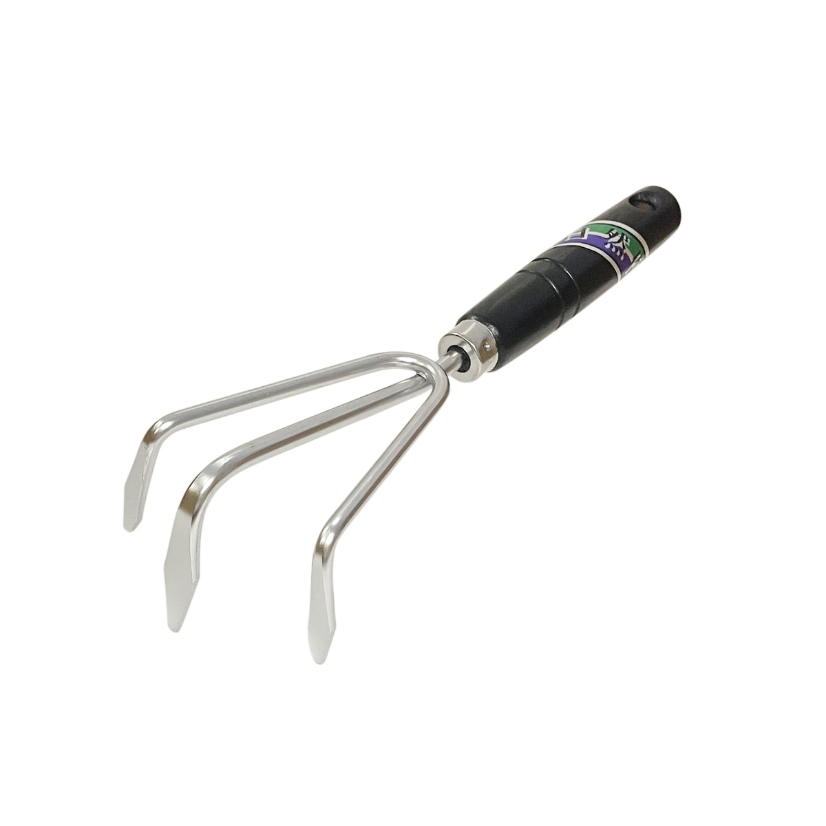 自然作 ガーデンクマデ クローム木柄 3本爪 721007 アークランズ