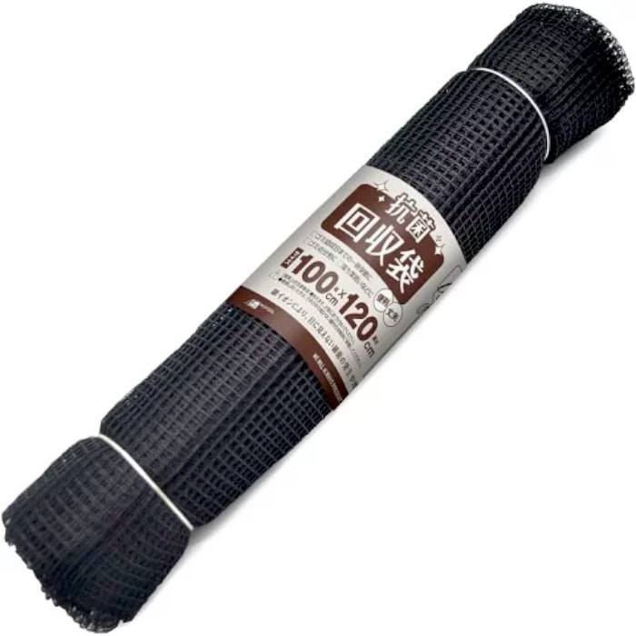 日本マタイ 抗菌回収袋 黒 100cm×120cm