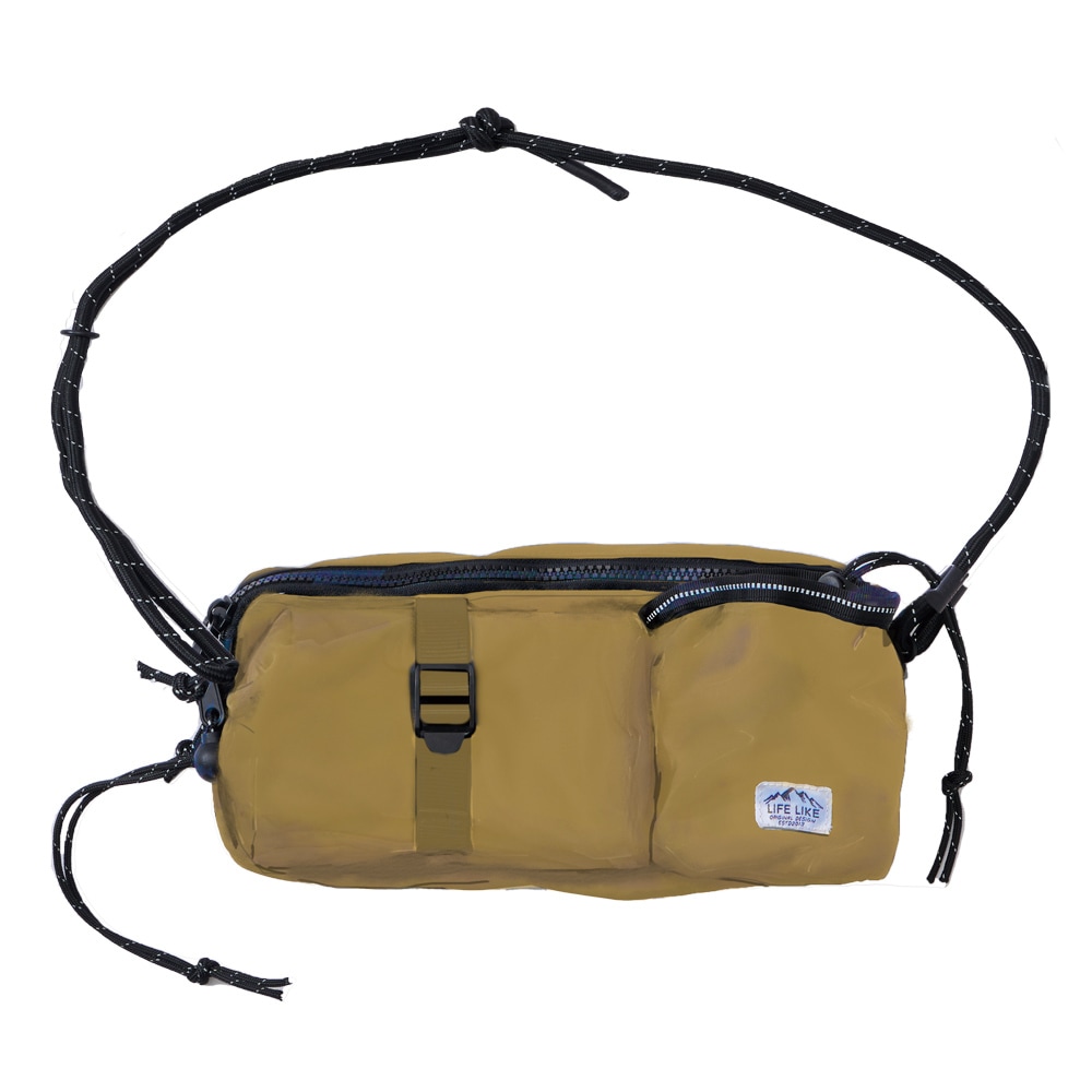 送料無料】ライフライク OUTDOORウォーキングボディバッグ ベージュ
