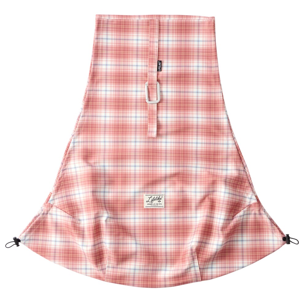 【送料無料】ライフライク チェックコンパクトスリング レッド 123R03